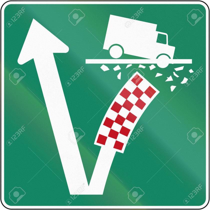 Runaway Truck Ramp in Canada